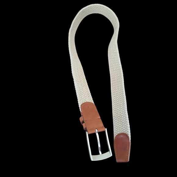 Magnanni Nadal Woven Belt Made in Spain Men's size Small Beige - Picture 9 of 16